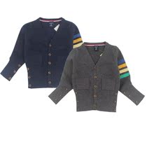 Spring and Autumn Sweater Boy Sweater 2020 new baby round collar cute cotton knife coat
