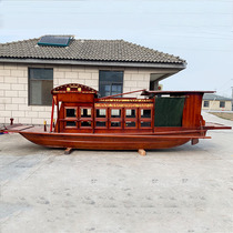 Handmade Nanhu Red Boat manufacturers custom-made exhibition display a commemorative education red boat model