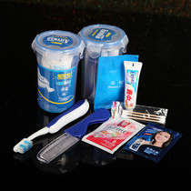 Manufacturer straight for washing cup suit 7 pieces of hotel paid supplies portable comb wash box outdoor tourist supplies