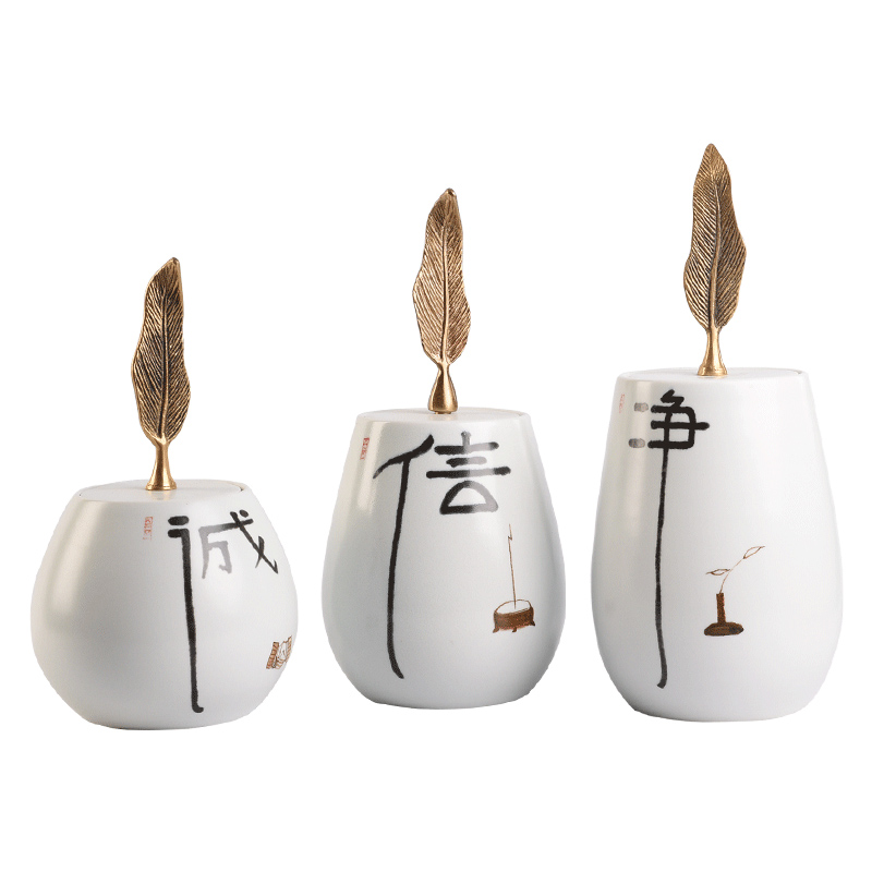 The New Chinese zen ceramic pot furnishing articles creative indoor soft adornment between example porch sitting room furniture decoration