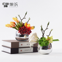 Simulation Floral Art small potted plants living room table coffee table porch wine cabinet soft decorations meeting fair table green plant