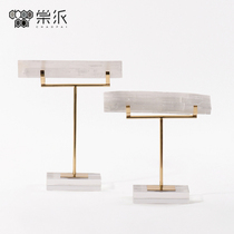 Modern simple light luxury wine cabinet decorations ornaments home accessories crystal stone porch office desktop furnishings