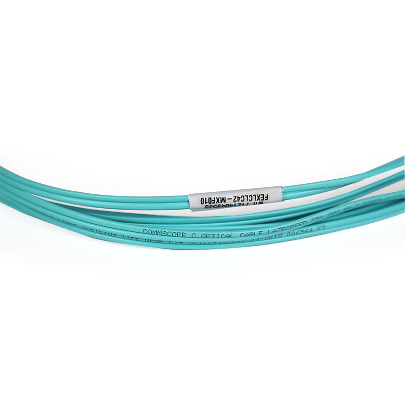 genuine commscope multimode gigabit lc-lc dual-core fiber jumper 3 meters fexlclc42-mxf010