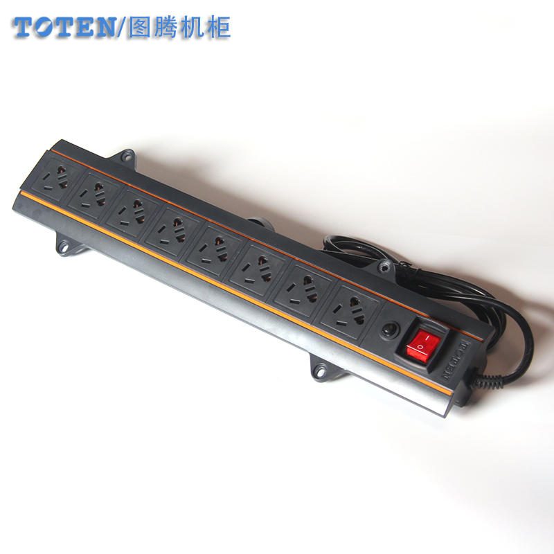 toten totem standard 8-bit pdu input and output 10a vertical installation standard cabinet power strip