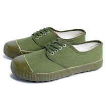 65-style green military uniform stage performance liberation shoes old-fashioned army green rubber shoes training shoes red army retro shoes special training shoes