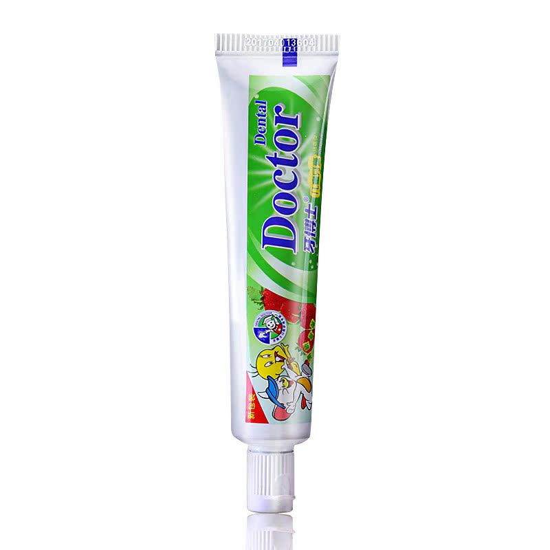 牙博士儿童AA钙牙膏草莓味50g/支 防蛀牙 强力补钙单只装产品展示图2