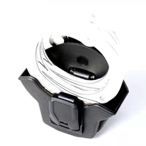 Tactical vest chest hanging handcuff new standard quick pull sleeve hand buckle short plastic steel sleeve Molle series rotating sleeve key position