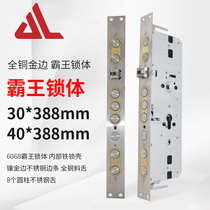 Fingerprint lock special overlord lock body double fast double live large lock body all steel nine tongue 40x388 anti-theft door intelligent lock body