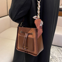 Small ck small bag female niche 2021 autumn and winter new fashion chain shoulder shoulder bag explosive bucket bag