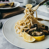 ins Nordic ceramic tableware home Western plate dessert dish simple creative steak dish plate