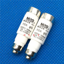 MRO melting ceramic fuse tube RO26 R026 D01 spiral fuse 10A 400V 380V gG