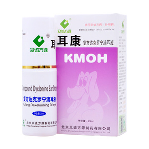 康牧耳康狗狗中耳炎洗耳水猫咪除耳螨滴耳液耳油真菌消炎耳朵清洁