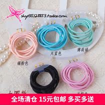 Girl hair accessories baby Hairband baby finger hair rope small circle color head rope candy color children do not hurt hair