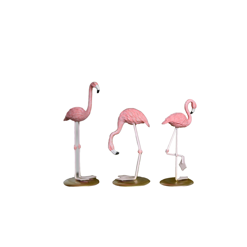 Creative ceramic small place hotel club Nordic I and contracted sitting room decoration flamingos home decoration gifts