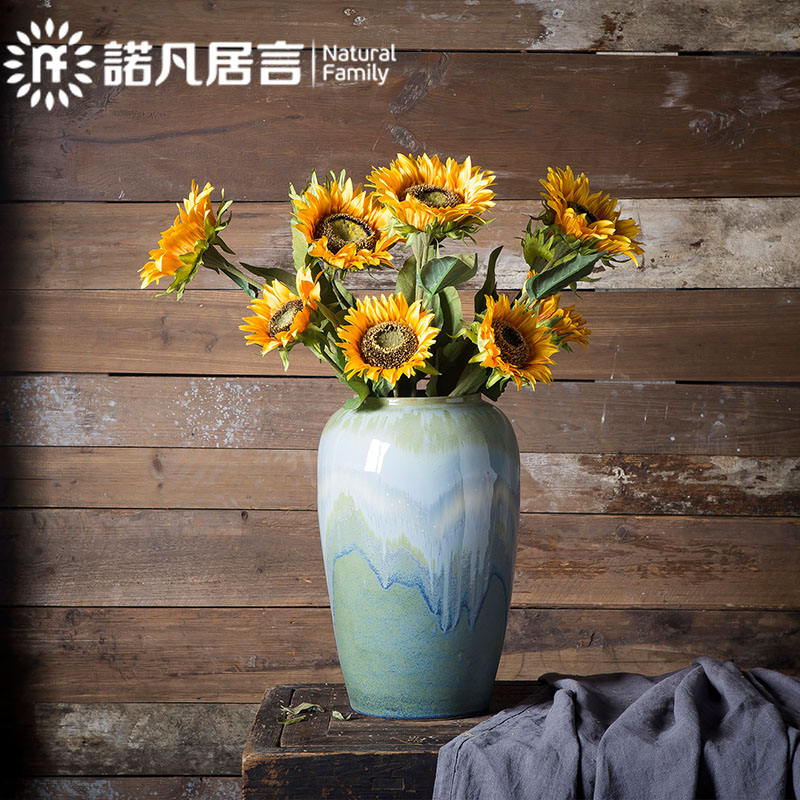 Mesa vases, ceramic hotel furnishing articles the sitting room porch of TV ark wine dried flower arranging flowers flower implement creative new Chinese style