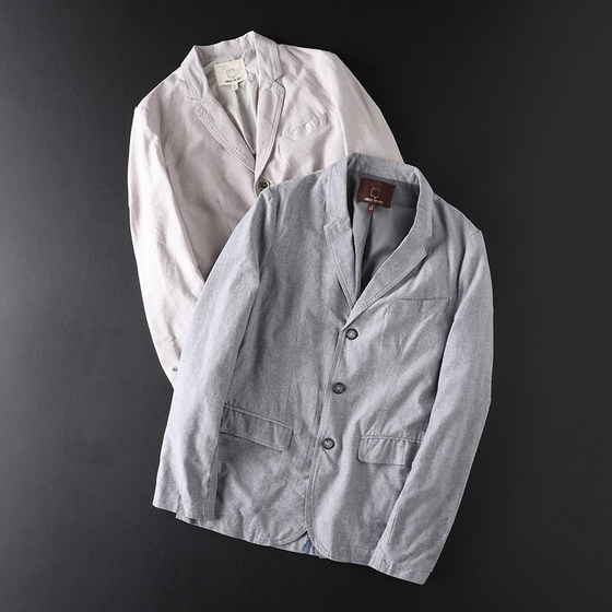 Casual small suit jacket for men in spring and autumn youth slim cotton thin single three-pin suit top for men
Casual small suit jacket for men in spring and autumn youth slim cotton thin single three-pin suit top for men