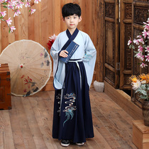 (Boy Hanfu) Ancient childrens baby improved retro Tang suit spring childrens clothing costume 2021 New