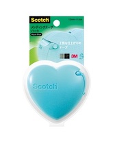 3M Scott 810 invisible tape love cutter seat (lake blue) 810HT glue table heart-shaped