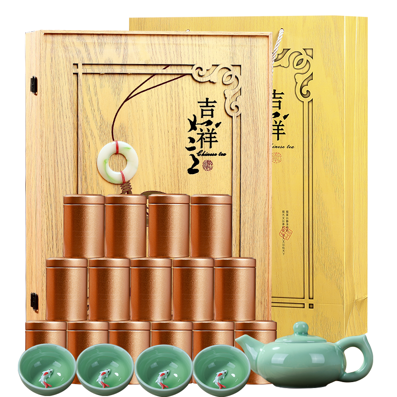 2019 new tea anxi tieguanyin autumn tea super strong fragrance orchid fragrant tea canned in high-end gift box