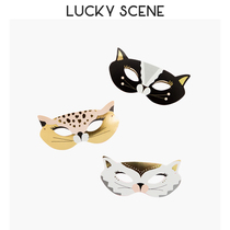 (Auspicious Props) Cat Face Makeup Prom Mask Meow Martian Fun Party Cute Get-togethers To Take Pictures