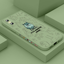 Small Monster Apple X Phone Shell 2021 New Xr Sleeve IPhone Xs Max Silicone Xsmax sexxmax ultra-thin xsmaxs full bag proof