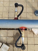 Inserted ultrasonic flowmeter large-caliber flowmeter stainless steel sensor split wall mounted ultrasonic wave