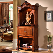Solid wood Shentai chaekuanyi Buddha cabinet Guanyin Bodhisattva Buddha statue of Buddha Throne Room of the Gods Throne Room of the Buddha Hall Ancestral Tablets of the Ancestral Tablets