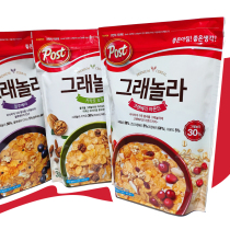 Post cranberry flavor 350g breakfast corn flakes almond Korean oatmeal blueberry walnut Kim Ji-won