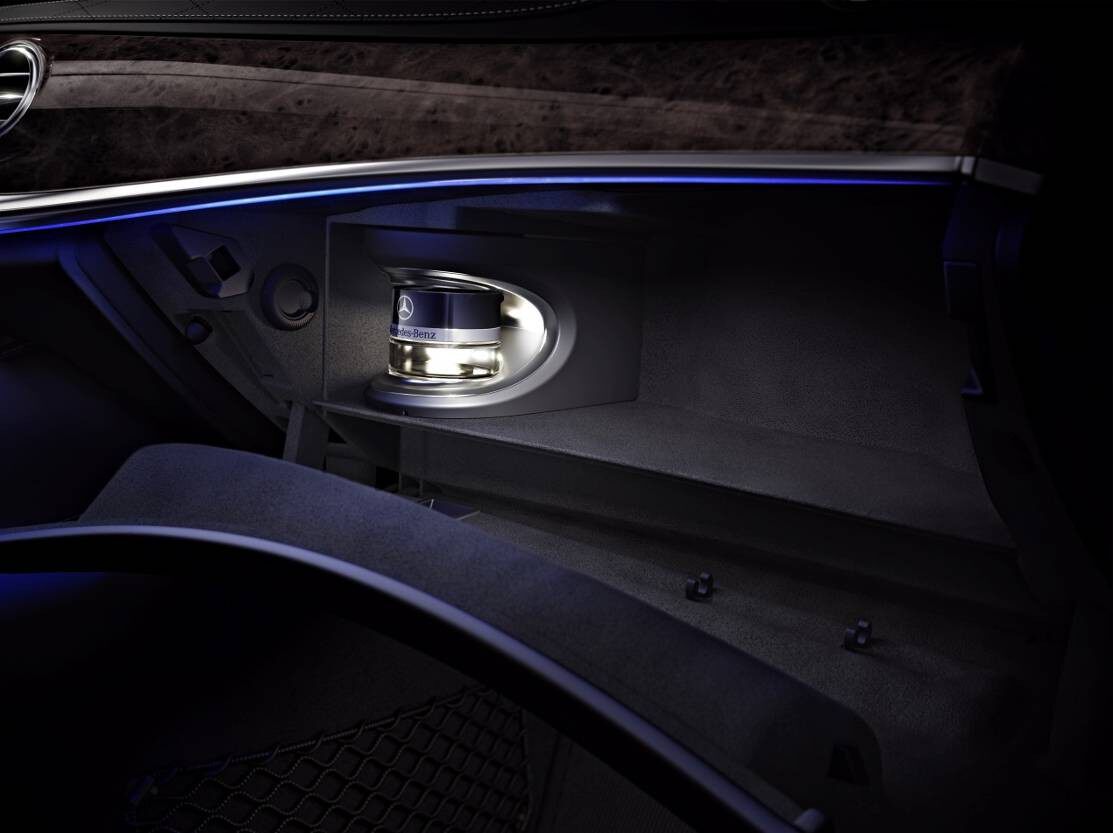 奔驰c级新eglc glc260 e300香氛系统香薰改装s级香水座