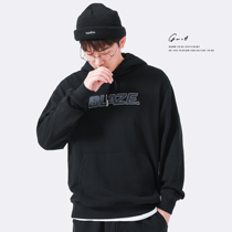 GWIT(BLAZE) embroidery Spring and Autumn New coat trend pullover bottom hoodie casual hoodie man