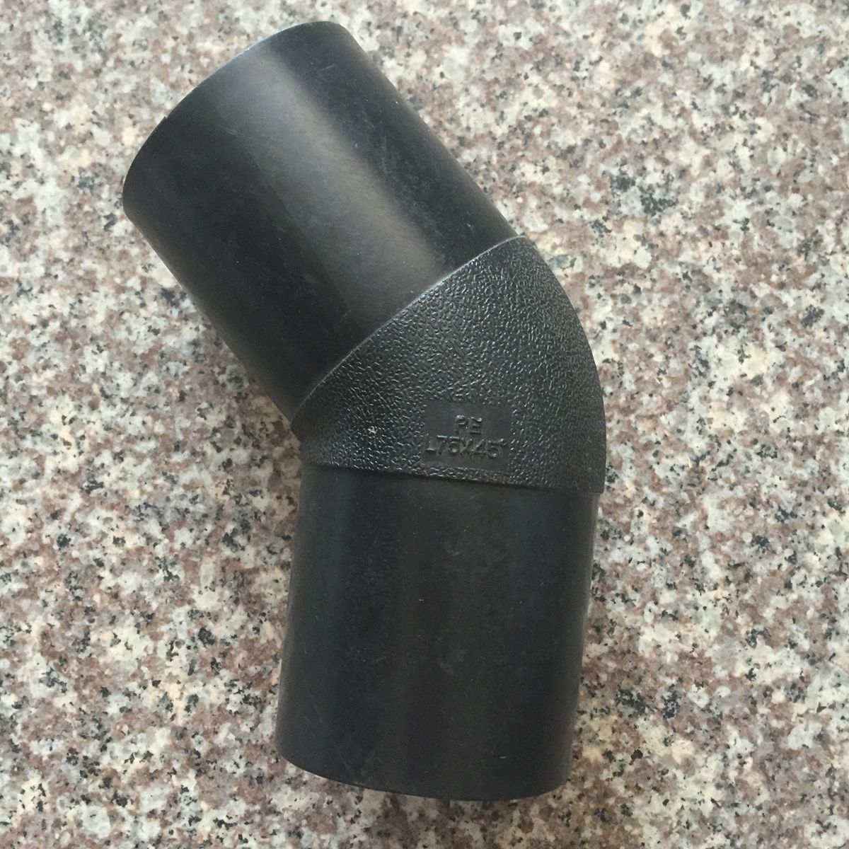 pe对接式45度弯头 pe弯头 pe等径弯头 pe水管管件 pe接头