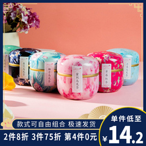 White peach sweet-scented osmanthus peach oolong tea combination flowers flowers and fruit tea tin tea gift box cold brew tea leaf packets