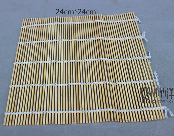 竹青寿司卷 寿司帘 寿司diy用具 手工编织竹帘 茶垫