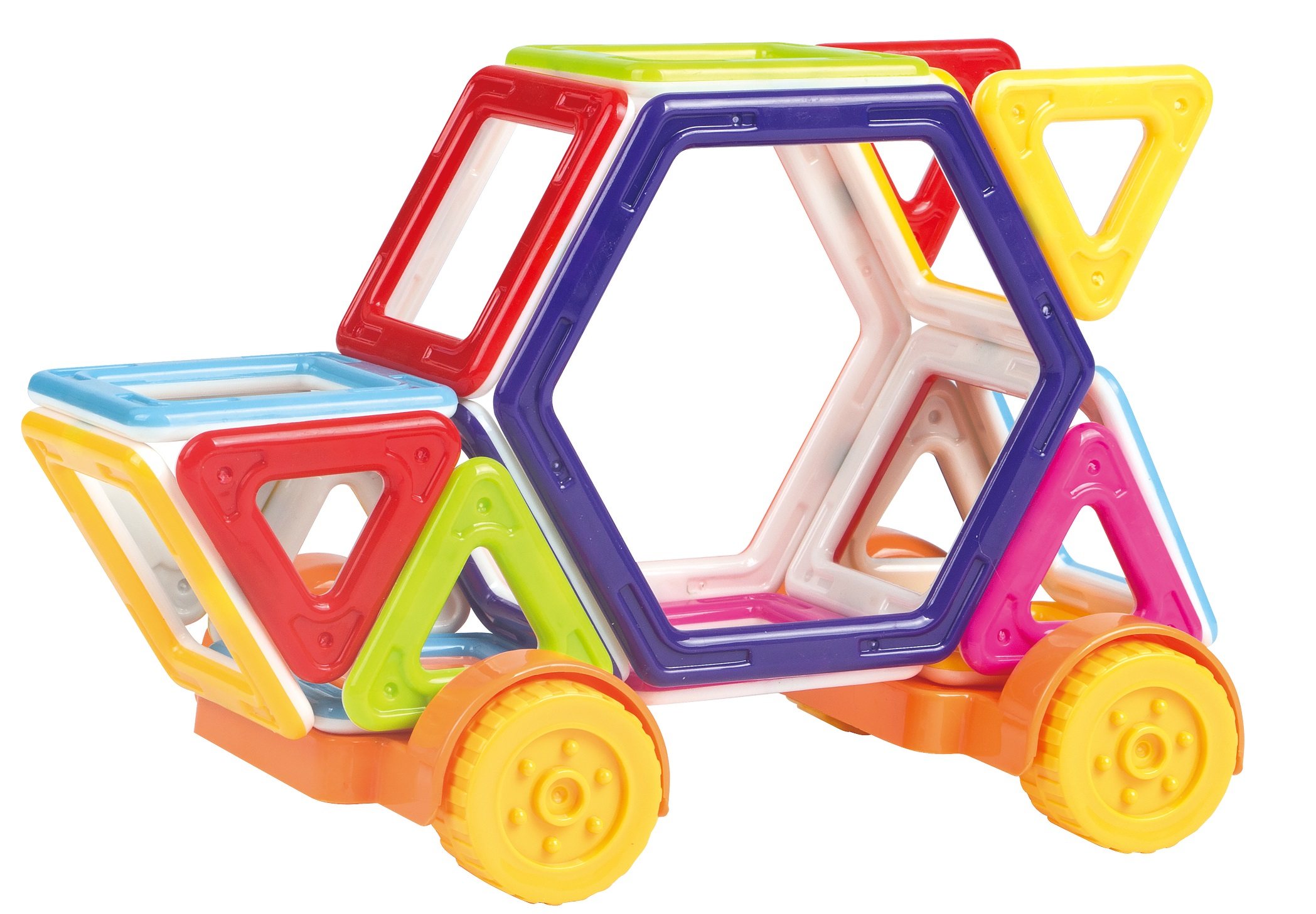 实色迷你磁力片积木散片百变提拉磁性积木拼装建构益智积木散件