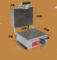 Commercial double-sided electric heating cone machine Egg roll machine Crispy machine Ice cream machine Small household crispy egg roll machine