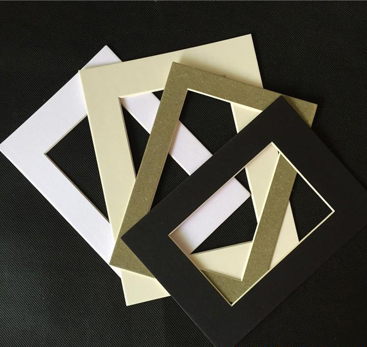 空框卡纸相框简易相框框裱儿童画挂墙专用画框创意纸框4k8k16ka3