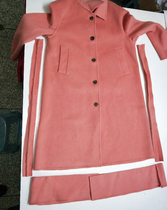 Seiko transformation double-sided double-sided professional non-trace manual modification of clothes Tailor shop to change the size of the repair wool coat