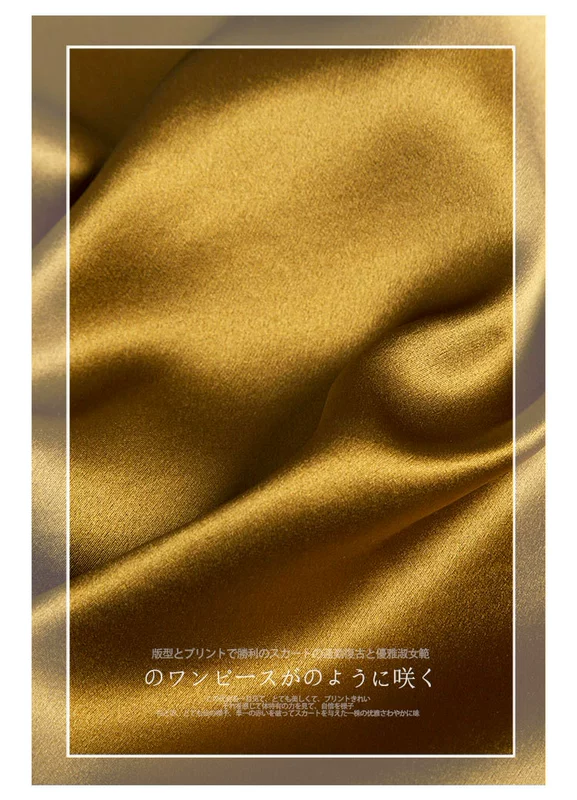 30 Mumi lụa nặng satin-thành phẩm lụa tơ tằm 100% lụa dâu tằm đầu mùa xuân xẻ tà dài giữa lưng với hông - Váy