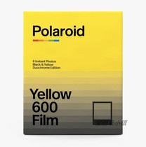 Polaroid 600 black and yellow discontinued out-of-print film 635 limited edition 636onestep a box of 8 two-color phase paper