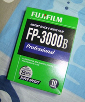 Fuji 3000B tin paper packaging Polaroid black and white photo paper out of print tear sheet organ machine glue fujifilm
