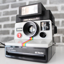 Polaroid rainbow machine White color 70s antique camera decoration shooting props Faulty machine Bad machine does not return or change