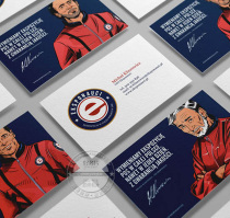 Business card making custom-made design creative card small card business gilding pressure dent financial insurance invitation