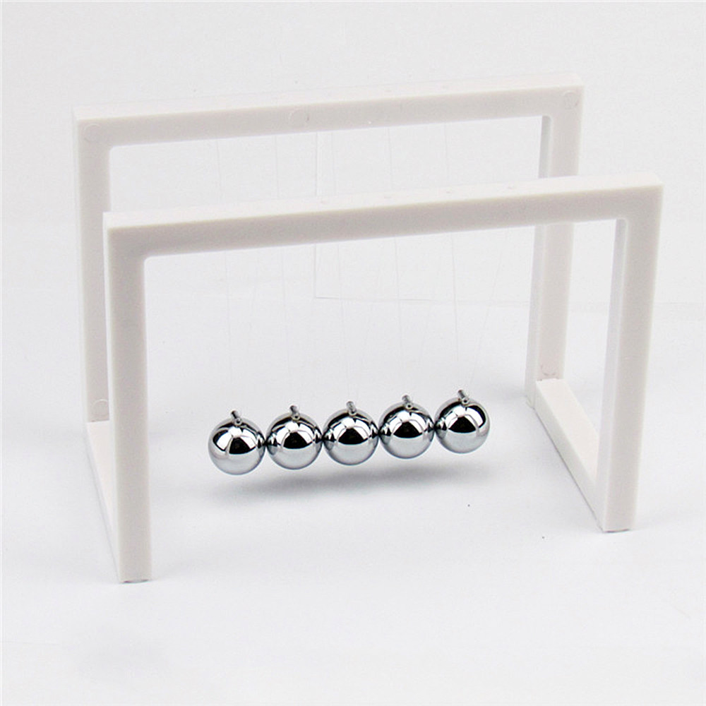 创意金属牛顿摆球永动机钢铁侠磁悬浮球现代简约生日平衡摆球支架