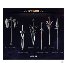DNF Dungeons Tyra giant sword weapon model Tyra Tomahawk Arakutai Knife Tyra spear weapon model