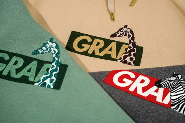 GRAF ຍີ່ຫໍ້ຕົ້ນສະບັບ embroidered Bogo giraffe jade ສີຂຽວຫມູ hooded sweatshirt ສໍາລັບຜູ້ຊາຍແລະແມ່ຍິງ off shoulder plus velvet hoodie