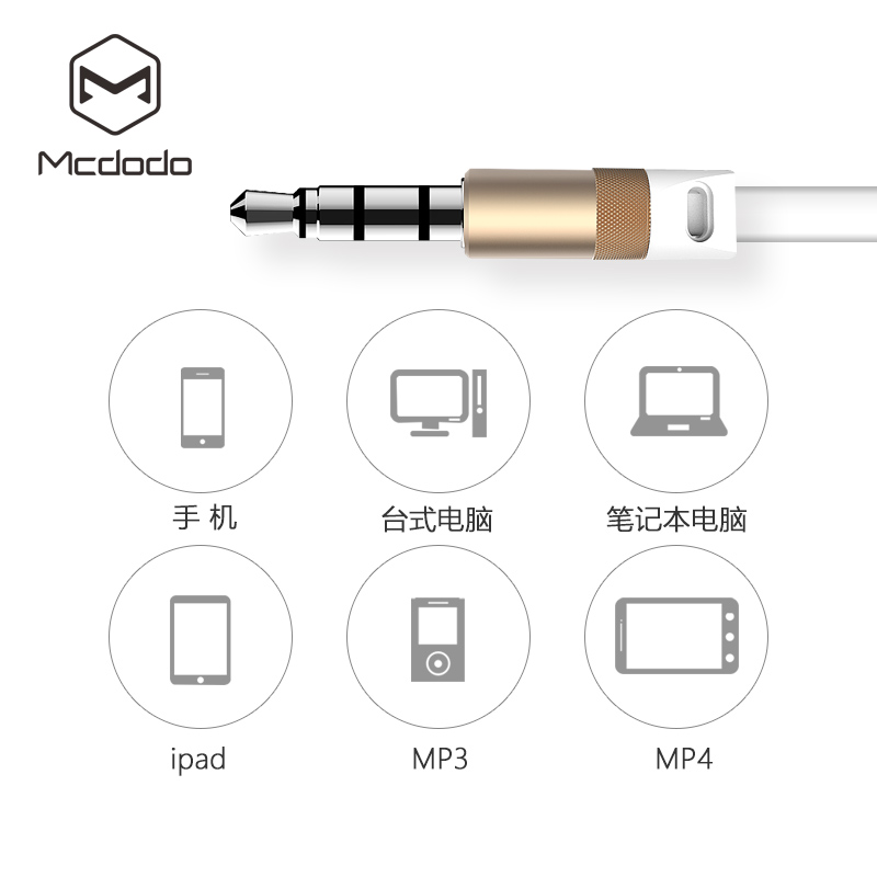 MCDODO/麦多多 HP-172耳机入耳式运动iphone6三星手机通用线控塞产品展示图2