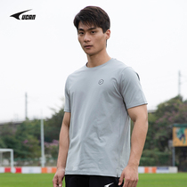 UCAN Sharp Circle Collar T-shirt Man New Sport Casual Light Slim Short Sleeve Running Breathable Blouse