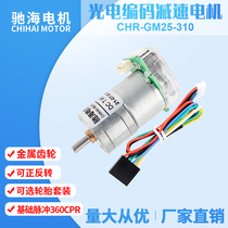 Direct sales Two-wheels balance trolley 310 DC photoelectric encoder decelerated smart chassis base car die motor