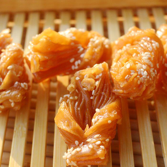 4份包邮 山东特色传统糕点甜食 蜜麻花 蜜套环 250g 非蜜三刀