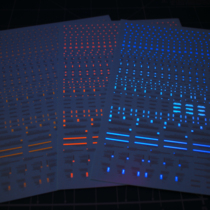 (EVO STM) MG 1:100 HIQ style (Universal warning system) Special water sticker (Fluorescent water sticker)